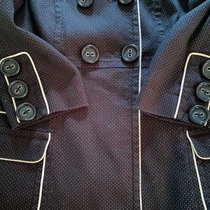 Black and White Jacket with large buttons